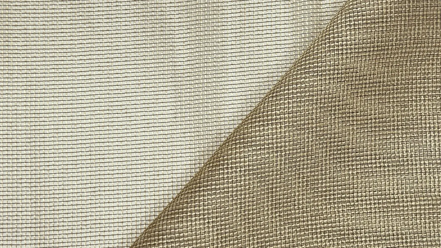 Glo curtain fabric in Midas