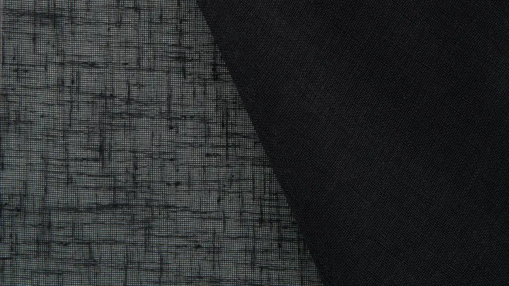 Nettex Bali curtain fabric in Black