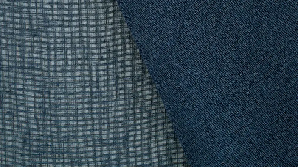 Nettex Bali curtain fabric in Indigo