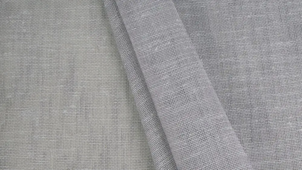 Nettex Cannes curtain fabric in Gravel