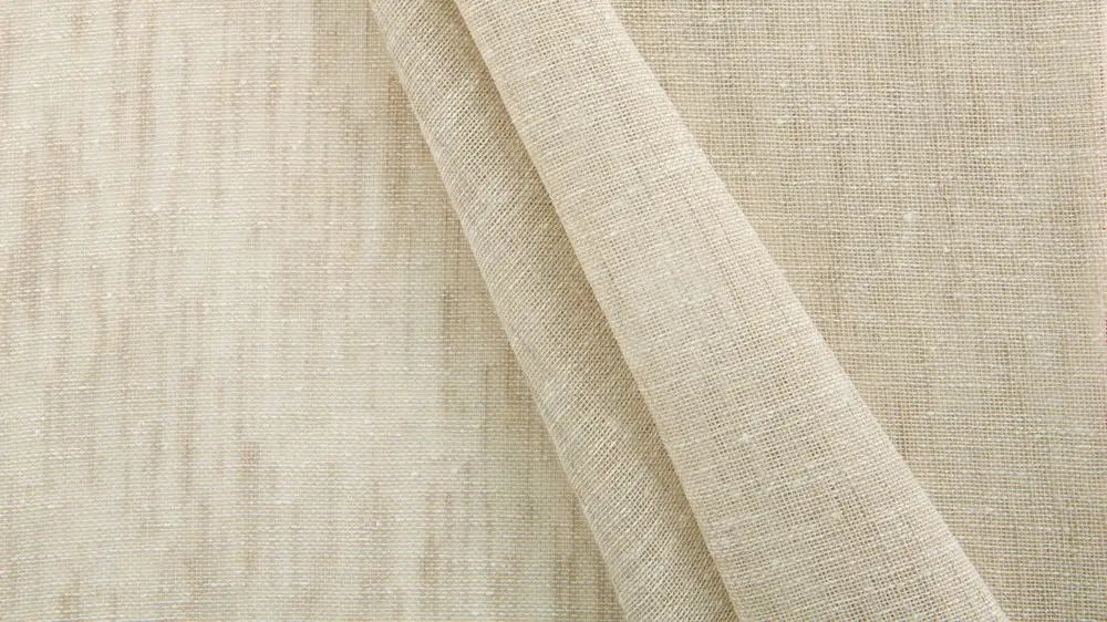 Nettex Cannes curtain fabric in Linen