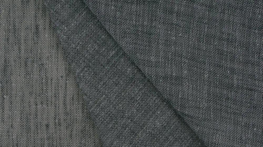 Nettex Vevey curtain fabric in Pitch