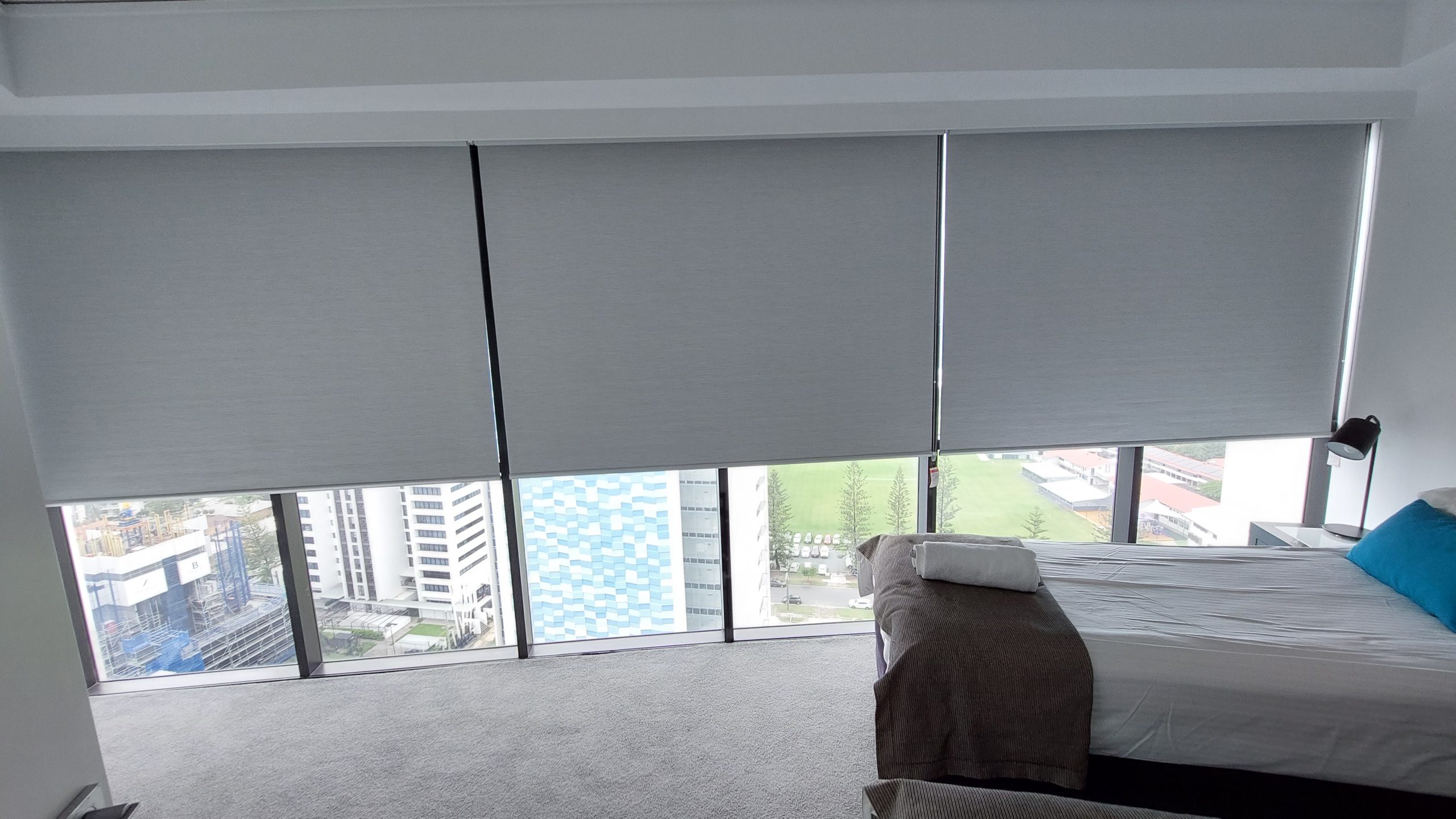 Gold Coast bedroom roller blinds