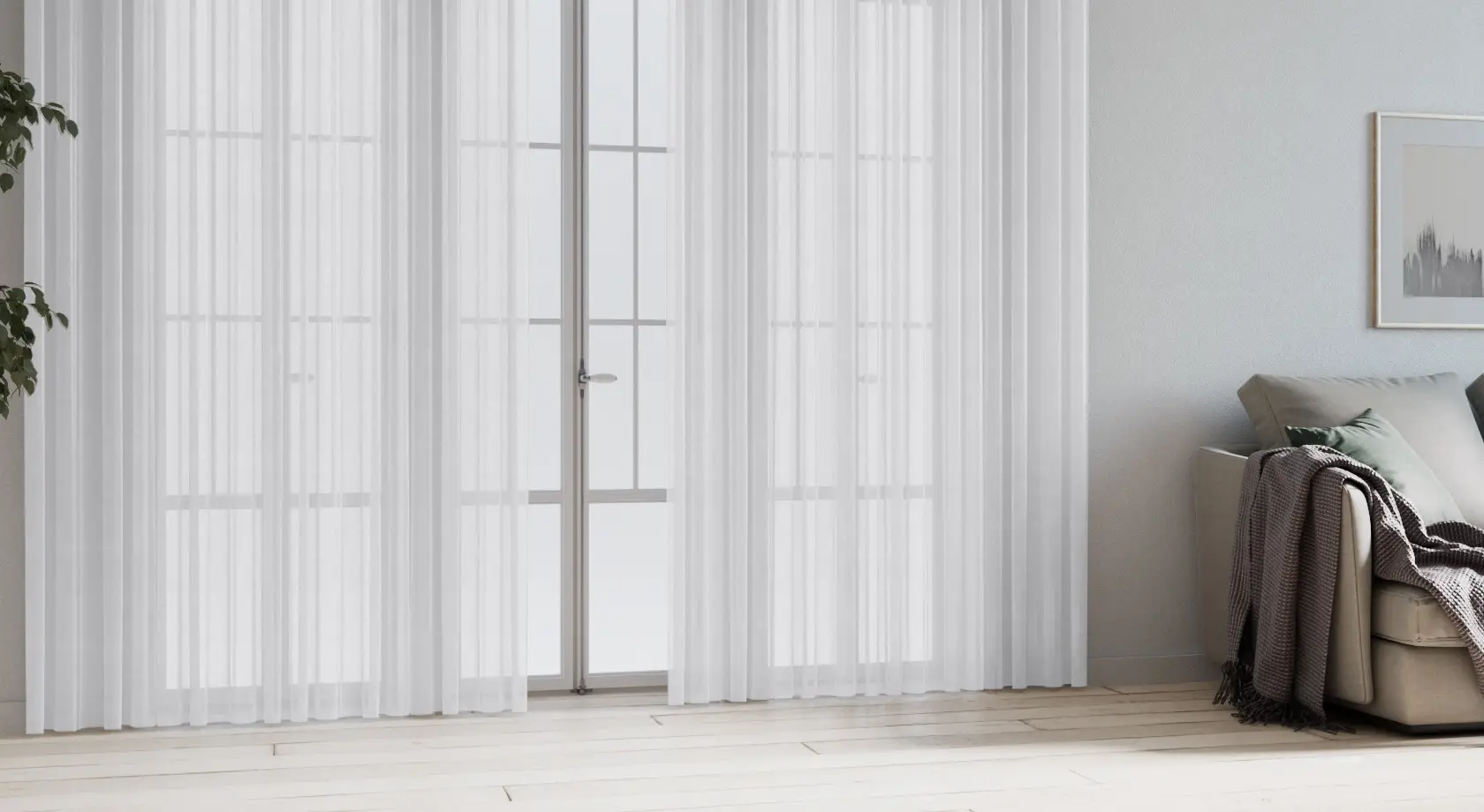 Sheer curtains for a Robina home